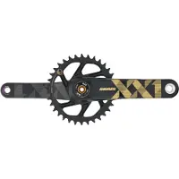 Sram FC XX1 Eagle Boost-Kurbeln – 170 mm Eiche 34 Zähne goldfarben (12-fach) 00.6118.526.003