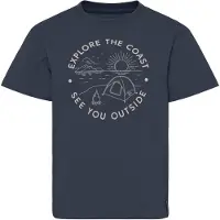 Didriksons - Kid's Mynta T-Shirt 4 - T-Shirt Gr 90 blau