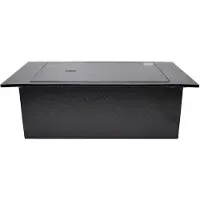 Yale Bodentresor Y-FLS0000 Zugang mit Schlüssel Schwarz, 4.3 L, 2 Schlüssel
