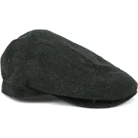 Barbour Barlow Flat Cap Herringbone Dunkelgrün