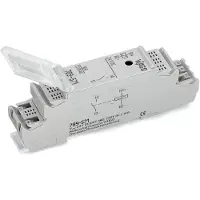 Wago 789-571 Stromstoßschaltermodul,Eingangsnennspannung DC 24 V,1 Schließer,grau 789571