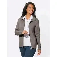 Casual Looks WITT WEIDEN Strickjacke in taupe-meliert | Gr.: 50