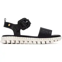 Carmela für Damen. 16326603-NEGRO Ledersandalen 163266 schwarz (36), Wohnung, Schnalle, Lässig