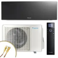 Daikin Split Klimaanlage | Nepura Emura 3 | Schwarz | 3,0 kW Quick-Connect