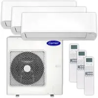 Carrier Multisplit Klimaanlage Set | Komfort Line | 2x2,5 kW + 3,3 kW