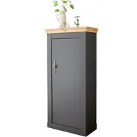 Furn.Design Kommode "Ribera" in grau und Wotan Eiche Landhaus Wohn- und Esszimmer Highboard 72 x 146 cm