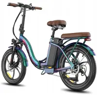 Fafrees F20+ Pro Faltbares Elektrofahrzeug 25 KM/H 36V 25Ah Akku SHIMANO 7-Gang-Schaltung 120 km Reichweite violett