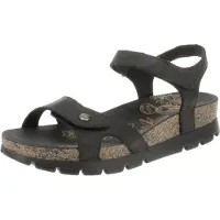 Panama jack Sulia Sandalen Plat - zwart - Maat 39