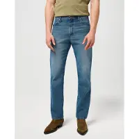Wrangler Bootcut-Jeans "13MWZ", Herren, Gr. 38, Länge 32, blau (breeze hunter), Denim/Jeans, Obermaterial: 100% Baumwolle, bootcut fit lang, Jeans Bootcut-Jeans
