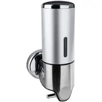 Bemeta Flüssigseifenspender Hotelausstattung 500 ml Edelstahl/Kunststoff