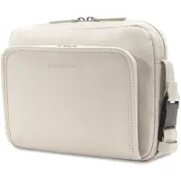 Kapten & Son Lulea Crossbody Bag Sandstone 1,35 L | Bauchtasche Damen & Herren | Handtasche Beige | Umhängetasche klein | ideal für Reisen, Alltag, City