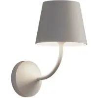 Zafferano Ai Lati Poldina Wandleuchte 230V LED 5,4W 2700K 446lm IP54, weiß lackiertes Aluminium-Druckgussgehäuse, modernes minimalistisches Design