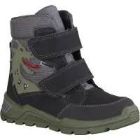 Ricosta Grisu 5300303490 Kinderstiefel, Jungs, Synthetik, Grau, wasserdicht - Kinderschuhe Gefütterte Kinderstiefel Gr. 18 - 42, Grau