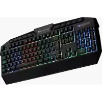 Verbatim KingPin, Kabelgebunden, USB, Membran Key Switch, QWERTY, RGB-LED, Schwarz