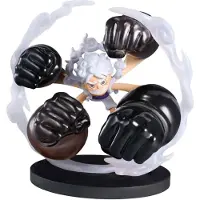 Bandai Banpresto One Piece World Collectable Figure Special PVC Statue Monkey D. Luffy Gear5 Gum Dawn Gatling 12 cm
