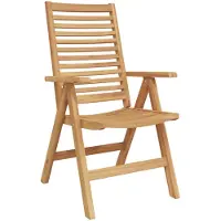 vidaXL Stuhl 8 stk. Braun Massivholz Teak Umwandelbar