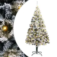 vidaXL Künstlicher Weihnachtsbaum Weiß 180 cm