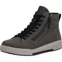 Rieker Schnürboots Stiefelette, High Top Sneaker, Freizeitboots mit Reißverschluss