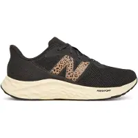 New Balance Laufschuh "Arishi", Damen, Gr. 37,5, schwarz cement, Leder, Synthetik, Textil, Schuhe Laufschuh