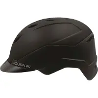 Polisport E'City Fahrradhelm für E-Bikes – Größe M (54–59 cm) – Schwarz