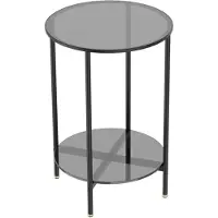 OEM Zweisitziger Wohnzimmertisch - 2-Tier Aufbewahrung - Moderne Gestaltung - 50x49,5 cm