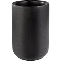 Aps ELEMENT Flaschenkühler, max Flaschendurchmesser 9,5 cm, Praktischer Wein Kühler aus Beton für 0,7 bis 1,5 Liter Flaschen, Farbe: schwarz