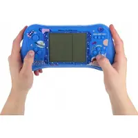 Elektronisches Arcade-Spielzeug für Kinder Tetris-Konsole mit Sound - Blau