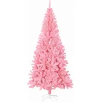 vidaXL Weihnachtsbaum Rosa 180 cm PVC