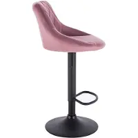 OEM Ergonomischer Barhocker mit Rückenlehne, rosa, 60-82cm, höhenverstellbar