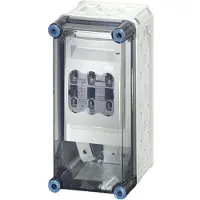 Hensel 2000188 Mi-NH-Sicherungslasttrennschaltergehäuse, 1xNH 00, 3polig 125 A+PE+N Mi 5150