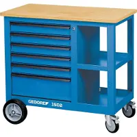 Gedore 1502 Rollwerkbank mit 6 Schubladen, 6620540