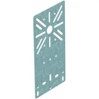 OBO 7084757 Montageplatte flache Bauform 235x120 Stahl bandverzinkt MP FL FS