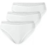 Schiesser Unterwäsche Damen 182908 Modern Multipacks White (3er Set)-M