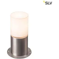 SLV Sockellampe Rox 30 cm Metallgrau