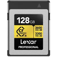 Lexar Professional GOLD CFexpress 4.0 Type B R3600/W3300 MB/s – 128GB