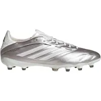 Adidas Fußballschuh PERFORMANCE "COPA PURE IV PRO FG", Gr. 41, silber (taupe metallic, zero metallic, night metallic), Synthetik, Schuhe Fußballschuh, Außensohle für feste Böden