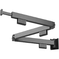 Markenlos Klappbarer Wäscheständer aus einer Aluminiumlegierung mit einfacher Montage und platzsparendem Multi-Loch-Design in Schwarz für den Innen- und Außenbereich