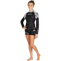 Mares Ultra Skin Damen-rashguard Mit Langen Ärmeln Schwarz L Damen Schwarz L