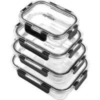 Zyliss Vorratsdosen aus Glas, Set 4-teilig