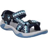CMP Sandale "HAMAL WMN HIKING SANDALS", Damen, Gr. 36, blau (night, tiffany), Synthetik, Schuhe Sandale