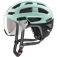 Uvex Finale Visor Fahrradhelm, Jade-Black matt, 52-57 cm