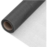 vidaXL Fliegengitter Fiberglas 80x500 cm Schwarz