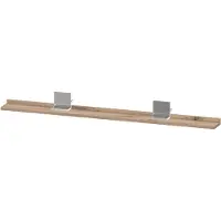 Duravit Sivida Ablage, Halterung chrom, 1280x115x35mm, SV7435010550000, Farbe: Eiche Marmoriert