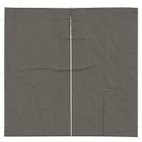vidaXL Partyzelt-Seitenteil 2 Stk. 200 x 195 cm Anthrazit PE und Stahl