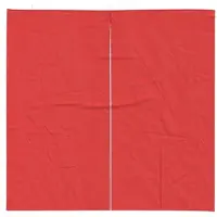 vidaXL Partyzelt-Seitenteil 2 Stk. 200 x 195 cm Rot PE und Stahl