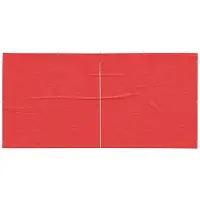 vidaXL Partyzelt-Seitenteil 2 Stk. 400 x 195 cm Rot PE und Stahl