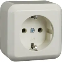 ELSO Schneider Electric AP-Steckdose 395000 16A Contura perlweiß