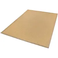 Dekowe Sisalteppich "Mara S2 mit Bordüre", beige (natur), B:67cm H:5mm L:133cm, Sisal, Teppiche, Sisalteppich, Flachgewebe, Material: 100% Sisal, Wohnzimmer, Kundenliebling