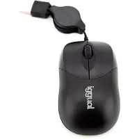 Iggual IGG316832, Beidhändig, USB Typ-A, 800 DPI, Schwarz