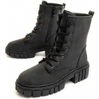 Montevita Plateau-Stiefel Militär Schwarz